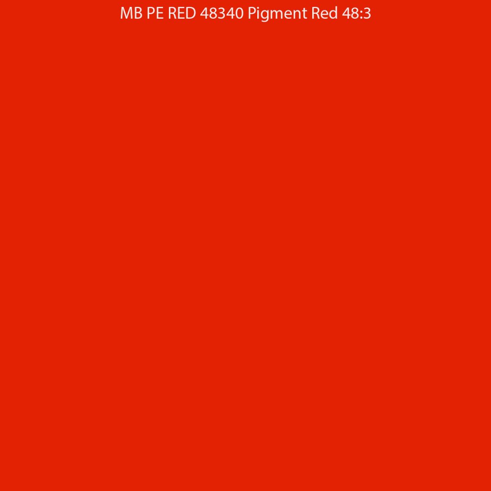 Монопигментный суперконцентрат MB PE RED 48340