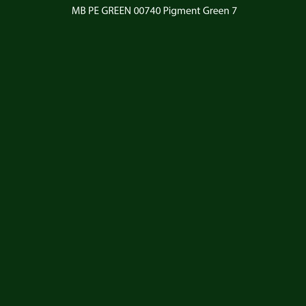 Монопигментный суперконцентрат MB PE GREEN 00740