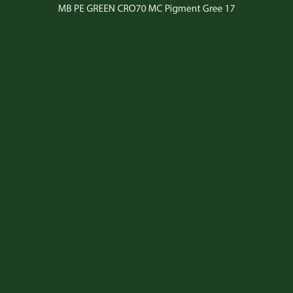 Монопигментный суперконцентрат MB PE GREEN CRO70 MC
