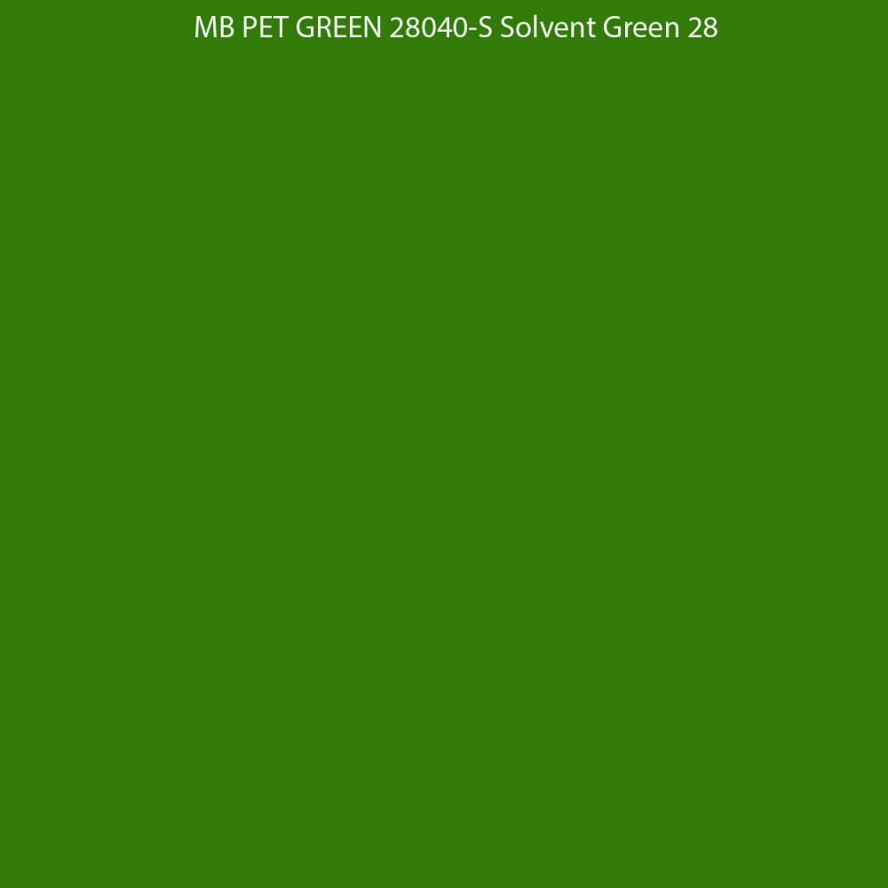 Монопигментный суперконцентрат MB PET GREEN 28040-S