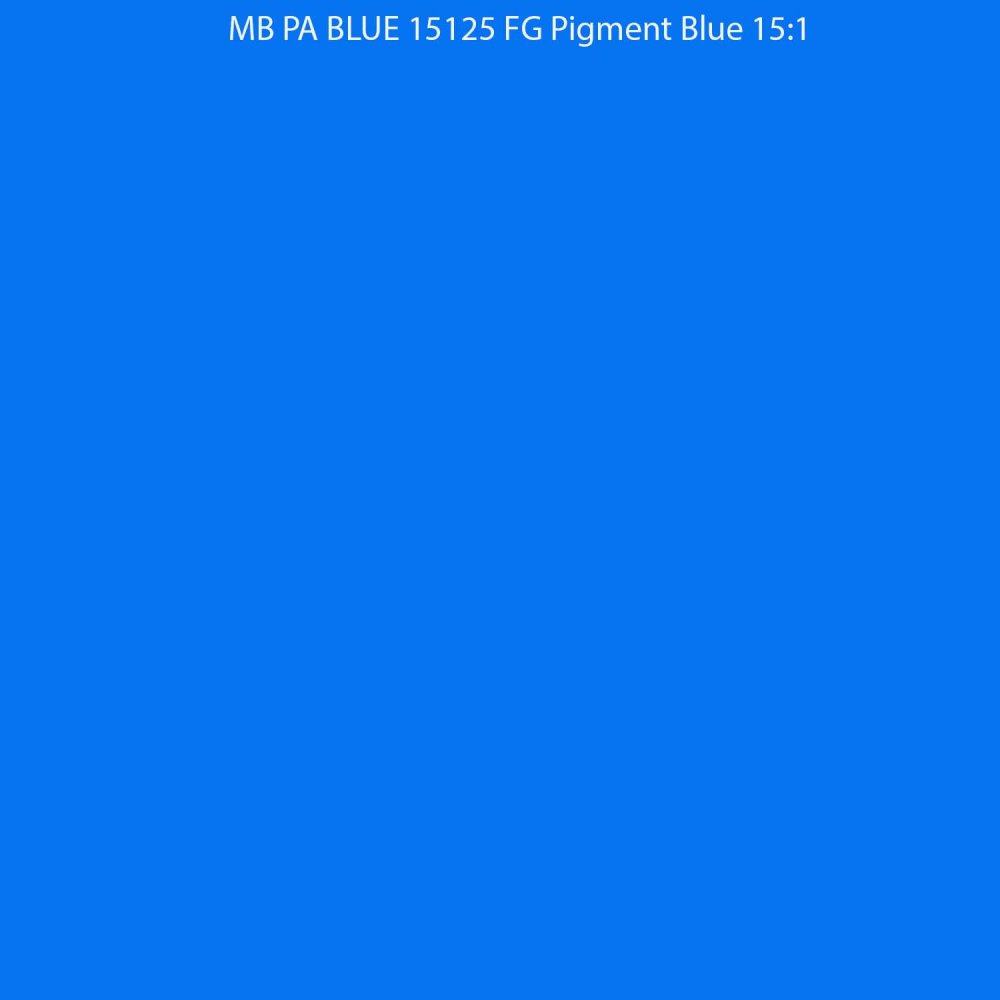 Монопигментный суперконцентрат MB PA BLUE 15125 FG